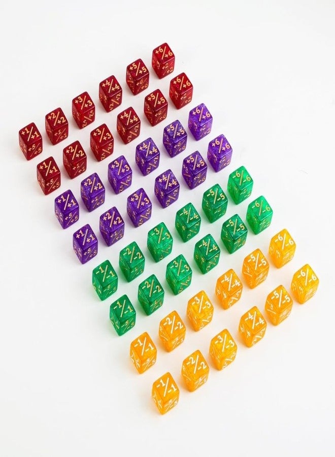 PUGED Color MTG Counter Dice Set Keyword Shield Life Counters with Dice Storage Bag for MTG TGG Table Games (Small) - Image 3